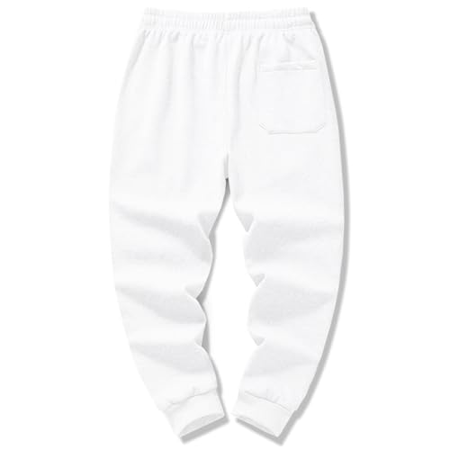 FoxQ Men's Sweatpants with Ankle Ribbing and Zipper Pockets, Athletic Joggers for Workouts, Runs and Hikes2