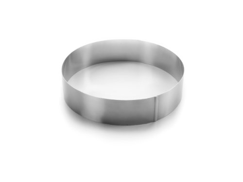 Lacor 68624 Emporte-Pièces Cercle à Vacherin 24 x 6 cm Inox 18 / 10, Argenté