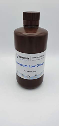 Technology Outlet Résine d'impression 3D de qualité supérieure pour imprimante 3D, Noir 1 l., 1