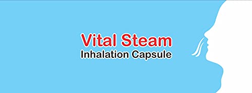 Image of Vital Steam Inhalation Capsules Nasal Decongestant Pack of 50 Capsules
