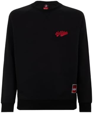 Felpa AC Milan Con Colletto - Unisex, Cotone E Poliestere, Logo Rossonero - Foto 4