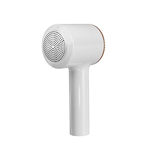 Afeitadora de telas, removedor de telas recargable de 4 velocidades, removedor de pelusas, afeitadora de suéteres for ropa y muebles o afeitadora de suéteres for eliminar pelusas de vellón ( Grey : Wh