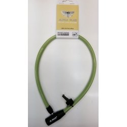 Alpha Plus Loop Cable Bike Lock GREEN - APL2040