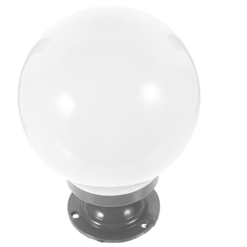COLLBATH Pantalla Lámpara Globo Acrílica para Exteriores Cubierta Resistente para Farolas Jardín y Patio Recambio Esfera Luz Exterior Fácil Instalación y Durabilidad Weatherproof