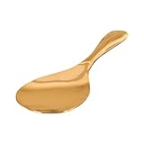 FIXOSHEE Cucharón de Arroz de Latón Resistente y Duradero Espátula Práctica para Servir Diseño Ergonómico para Cocina y Buffet Fácil Limpieza