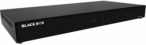 Image of Black Box KVM Switch, NIAP 4.0 Certified - 8-Port, Single-Monitor, DVI-I, CAC
