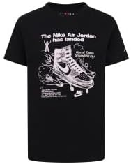 Girls' Air Jordan Graphic T-Shirt with Landing Design (Large)