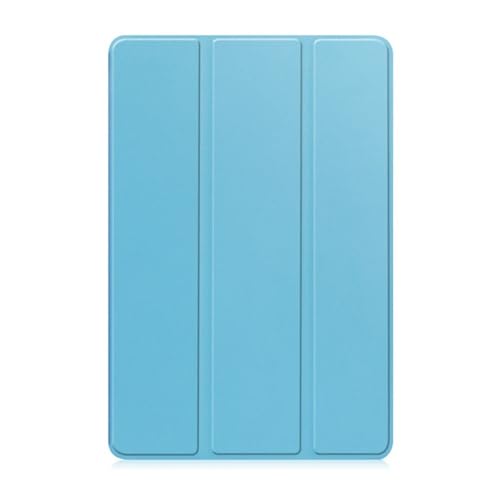 Étui Redmi Pad 10.6 antichoc silicone cuir bleu ciel pliable