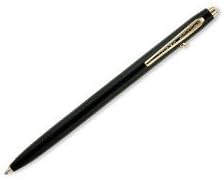 Pachi Paradice Fisher Space Pens-Matte Black Shuttle Pen w/Gold Trim