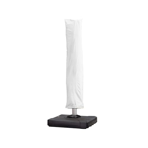 Image of PURPLE LEAF Outdoor Cantilever Umbrella Cover Easy Setup M Size White