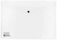 Algopix Similar Product 1 - Rexel A4 Popper Wallet - Clear