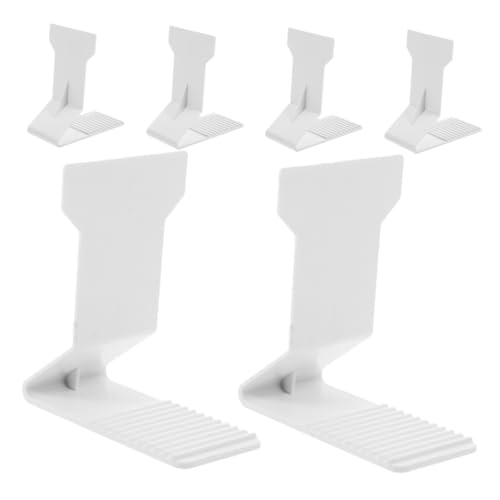 Cabilock Greeting Card Stand 6pcs Plastic Shelf Stabilizer Card Display Rack Anti-tilt Feature