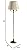 Cal Lighting BO-315-AB 150-Watt 6-Way Mechanism Floor Lamp, Antique Brass 21.8x12.5x10.3