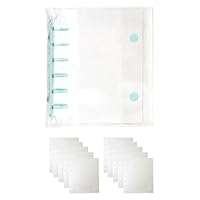 Amazon | シール帳 リフィル10枚 台紙 6穴 女の子 男の子クリア