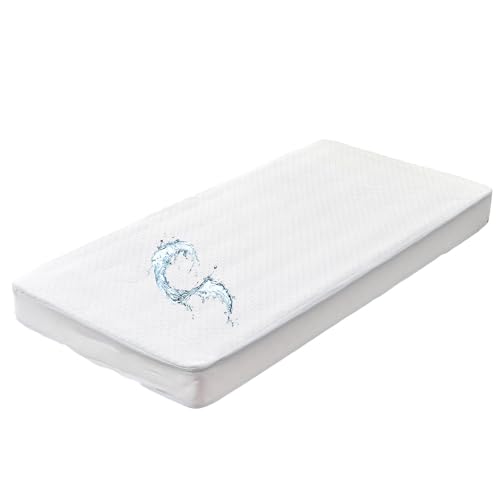 Kingnex Waterproof Bamboo Viscose Mattress Protector Ultra Soft, Breathable Fitted Mattress Cover
