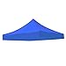 Luzhengyang Tent Top Cover Sunshade Sun Shelter Rain Tarp -ion - - Replacement Canopy for Camping, Garden, Beach - Silver Plaster Material - Various Blue 3x3m