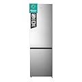 Hisense RB329N4ACE Frigorifero Combinato a libera installazione, Total No frost con ventilazione multiflow, Inox Look, Altezza 180 cm, capacità netta 255 L
