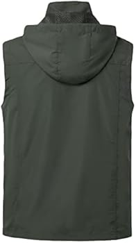 MeiLayM Outdoorvest voor heren, met veel zakken, sneldrogend vrijetijdsvest, licht, vissersvest, zomer, ademend, mouwloos jack, sport, multifunctioneel vest, camping, fotografie vest, zwart, XXL