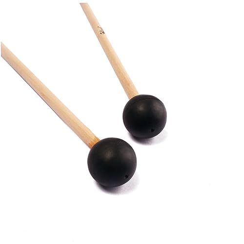 Baquetas pequeñas BESPORTBLE con mango de madera y cabeza de goma para niños, herramientas resistentes para batería pequeña e instrumentos musicales miniatura 6