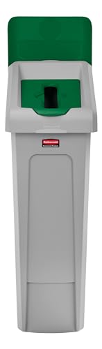 Image of Rubbermaid Commercial Products SLIM JIM Recycling Station 1-Stream Paper Bin /Can /Kit /Station, 23 GAL, for Kitchens /Classrooms /Offices /Back of House /Higher Education /Commercial Facilities