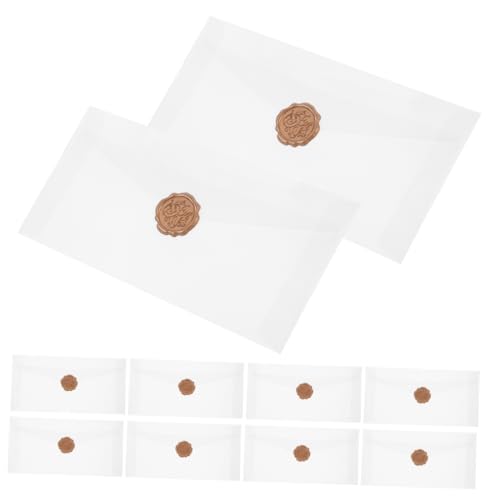 Sac de rangement enveloppe Uonlytech : 30 sets de courriers vierges pour invitations