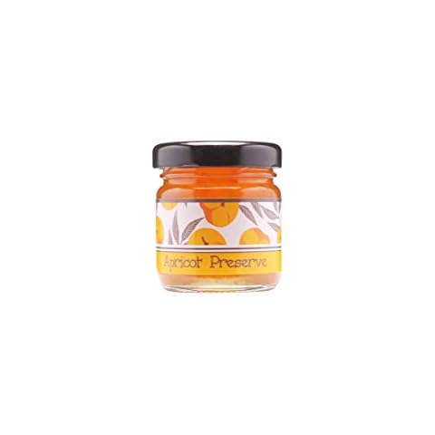 Bramble Foods - Apricot Preserve - Mini Pot of Apricot Jam - 36x42g Cover