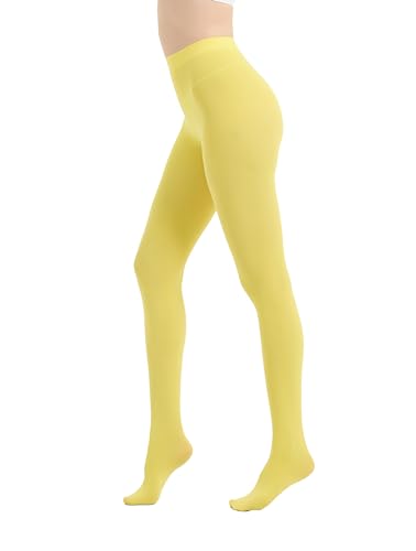 Image of 80D Semi Opaque Tights for Women Stretchable High Waist Womens Stockings Soft Pantyhose with 20+ Colors