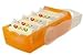 Produktbild HAN Karteibox CROCO, DIN A8, fr 500 Karten, incl. 5 Sttzplatten, orange-transl.