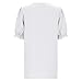 Women's Spring Summer Lace Short Sleeve Pocket Blouse Fashionable Resort Style Button Down Long Sleeve Dress (White, XL)