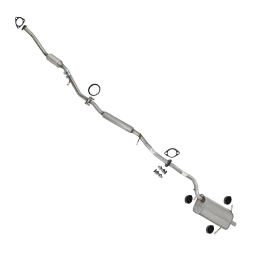 Exhaust Catalytic Resonator Rear Muffler Kit Compatible for 2006-2008 Subaru Forester 2.5L | EPA Approved | Stainless Steel | Northeastern Exhaust | Includes Gaskets, Hangers, Sleeve and Bolt kit