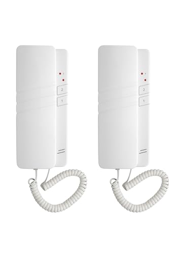 COMUNICAZIONE BIDIREZIONALE CHIARA E STABILE – Sistema interfono wireless a 2 canali che consente conversazioni immediate e nitide tra due postazioni interne, ideale per casa, ufficio o magazzino.