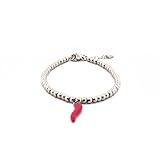 MODELES DISPONIBLES : Ce bracelet est aussi disponible avec une chaîne en acier doré ou doré rosé et sa corne que vous pouvez choisir selon sa chaîne ou opter pour la traditionnelle corne rouge.