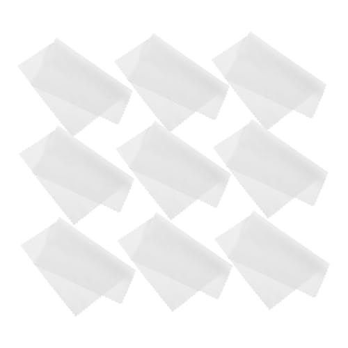 GALPADA 10pcs Instrument Cleaning Cloth Soft Reusable Guitar Care Cloth for Violin Flute Glasses Portable Washable Smudge Fingerprint for Musical Instruments