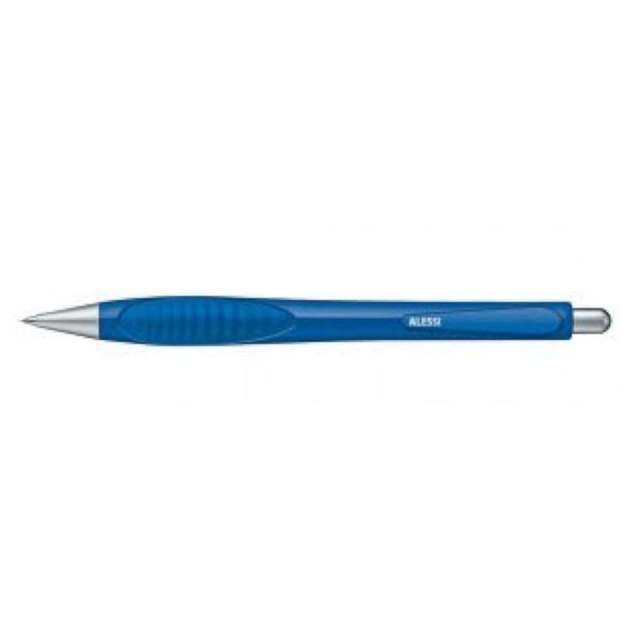 Alessi Pens Ares AP 101 AZ Pencil Blue Design Hani Rashid