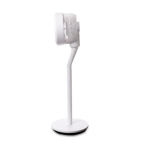Image of oltao Bora Super Silent Pedestal Fan with Remote, Wide Angle Oscillation, Feather Touch Panel, Long Air Throw & Timer, Adjustable Height 2026
