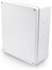GLOBOMOTIVE ABS Junction Box - Waterproof Electronic Project Box Enclosure Case for Electronic Projects, Outdoor, Indoor (300 x 250 x 120 mm)