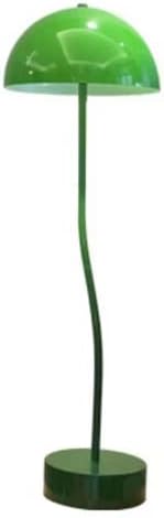 VanFty Bean Sprout - Lámpara de pie moderna con pantalla verde elegante, lámpara de pie LED con interruptor, lámpara de poste alto de altura