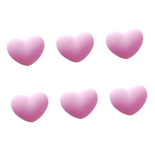 DINHEAROM 6 Piezas Amortiguador De Raqueta De Tenis Color Rosa y Blanco Hecho De como Amortiguador Elegante y Suministro para Raquetas De Tenis
