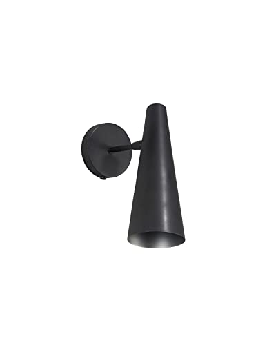 House Doctor - Applique Murale Précise, Noir Mat, G9 (LED), Max 6W, Câble 2m, L: 21cm