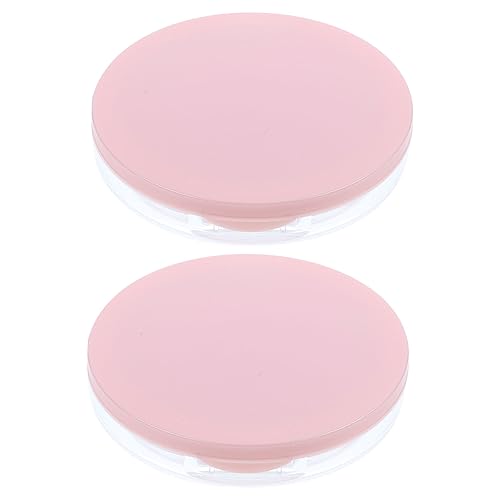 Housoutil 2pcs Box Container with Bulk Portable Empty Plastic Cushion Foundation G Cosmetic Loose Use