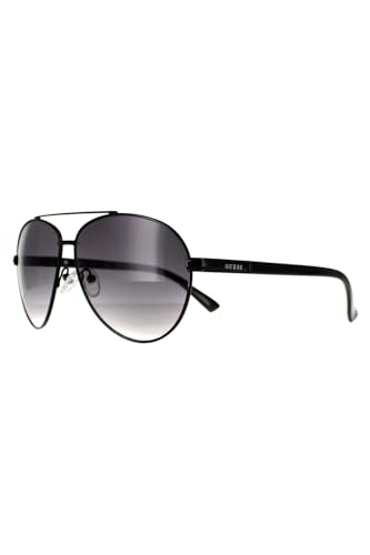 GUESS GF0221 Shiny Black/Gradient Smoke One Size