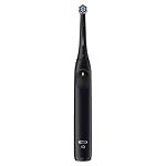 Oral-B iO Series 2 Rechargeable Electric Powered Toothbrush Starter Kit, Night Black with 2 Brush Heads - Automatic Pressure Sensor to Protect Gums - 3 Modes - 2 Min Timer