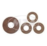 Set Wellendichtring NJK - (FPM braun) - Satz (4 Stück) für SR1, SR2, SR2E, SR4-1 (mit Pedalantrieb) - mit Staublippe