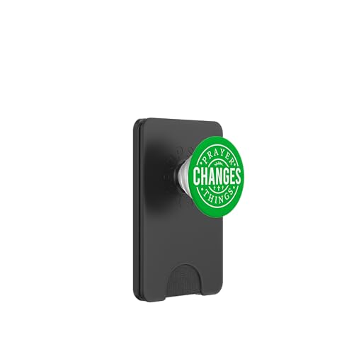 La oración cambia las cosas PopWallet MagSafe Dios cristiano accesorio de fe