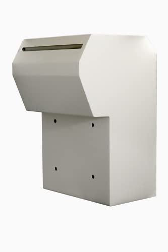 Protex Through Door Drop Box (WSR-162),Cash, Checks and envelopes, Metal Saw-Toothed Baffle, Pre-drilled mounting Holes,Reinforced Door, Adjustable Metal Frame