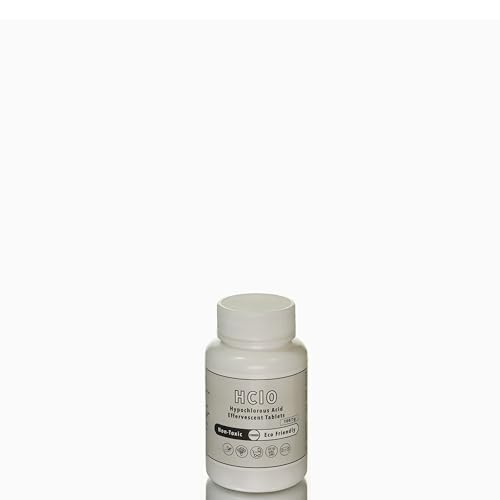 CARBON Hypochlorous Acid Effervescent Cleaning Tablets for Food-Grade 3D Printed Parts: Eco-Friendly Cleaning from by Comfy Materials - Makes 12 Gallons of 200ppm Solution (100 Tablets)