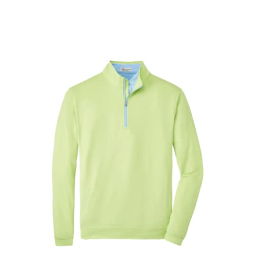 PETER MILLAR Men's Crown Sport Perth Performance Quarter Zip, Spritzer M
