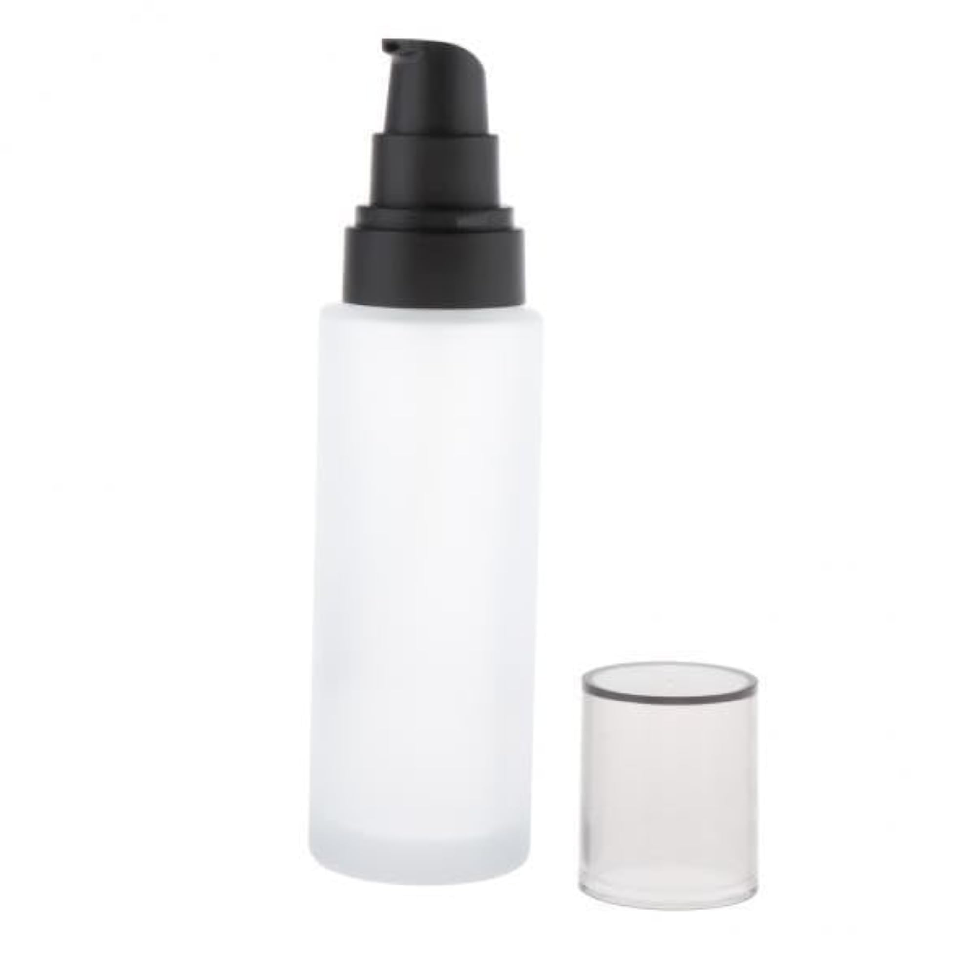 5X Empty Glass Lotion Cream Pump Bottle, 100Ml