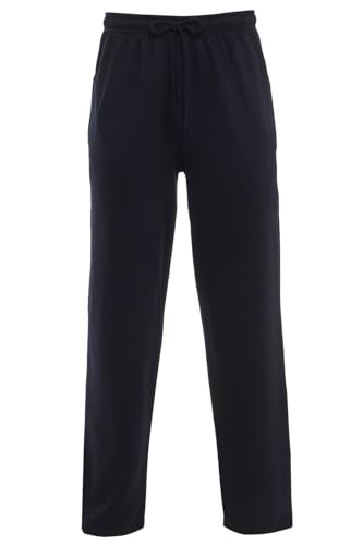 FASHION MY LOVE Jogging Pants Mens Tracksuit Bottoms Trousers Casual Mens Joggers for Men UK Zip Pockets Elasticated Open Hem Classic Jog Pants Jog Sweatpants Sports Joggers