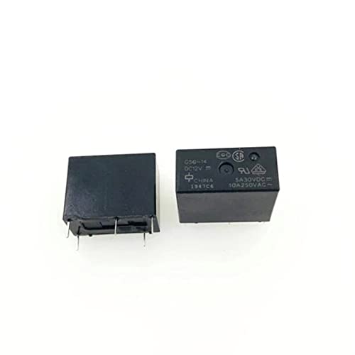 Relais 12V G5Q-14-DC12V de 10A pour circuit de commande PCB en lot de 50